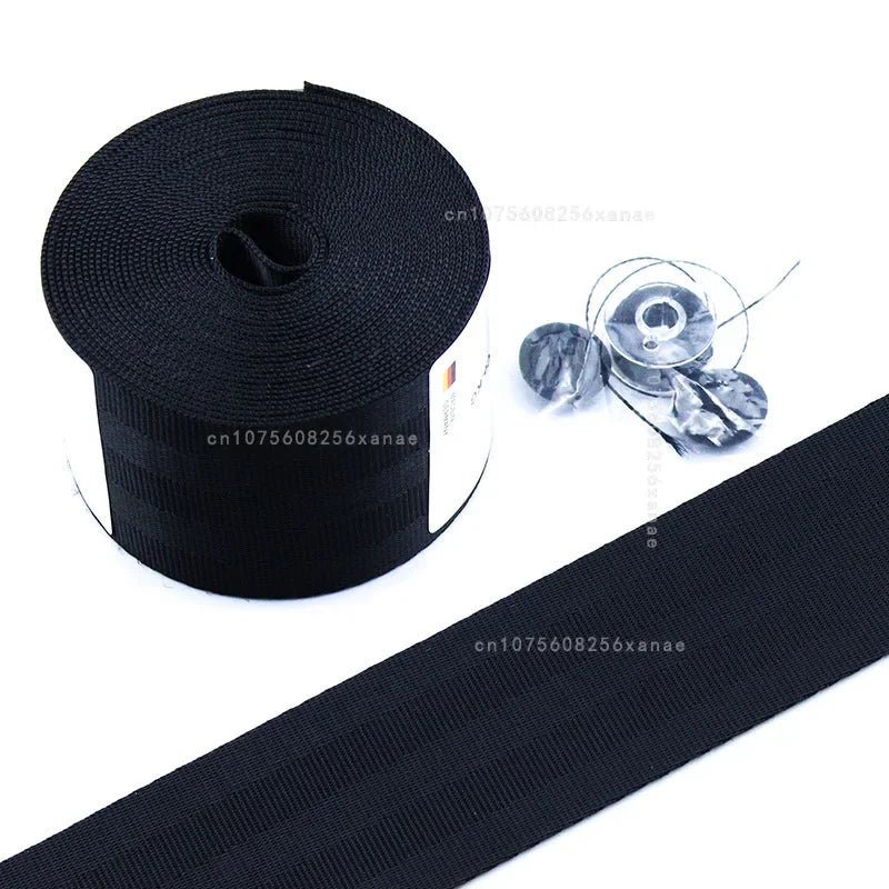 Car Seat Belt Auto Strengthen Seat Belt Webbing Fabric Racing Car Modified Seat Safety Belts Car Accessories Amagi