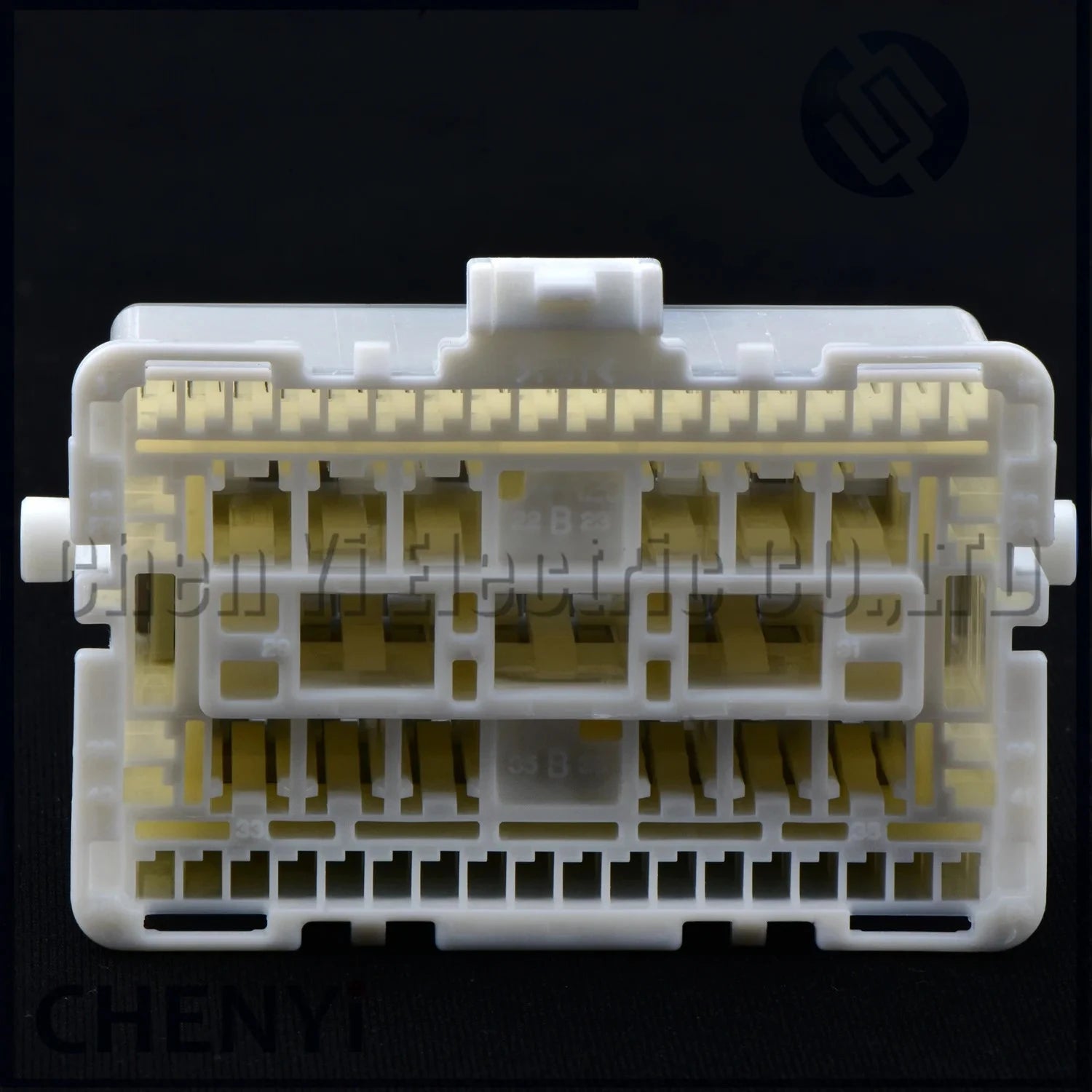59 Pin white Automotive connector Engine Fuse Box Plug Engine central control Electric seat plug 6098-6134 For Ford