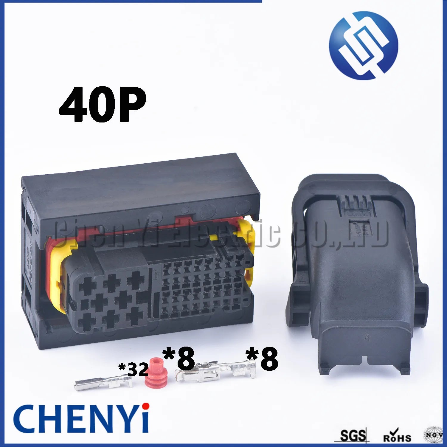 40 Pin 81 Pin 121 Pin PCB ECU Socket Engine computer board Connector ME7 EDC15 Wire plug 1473244-1 1473247-1 1473252-1 With Pins