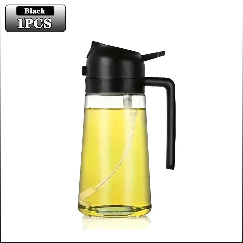 Glass Oil Spray Can Can Spray Dual-use Kitchen Utensils Glass Oil Bottle Press Type Spray Kitchen Tools Outdoor Barbecue Amagi