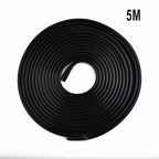 1 Pc 5M Car Door Edge Protector Strip Trim U Shape Rubber Guard Seal 11mmx5mm Auto Care sealing strip Tools decoration