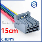 12 Pin Automotive connector Car Multimedia CD navigation host instrument Wire harness plug MX34012NF1 MX34012SF1 For Honda