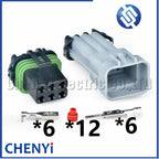 6 Pin Automotive waterproof connector Wire Harness plug 15344052 12185000 12184999 12185008 12185126