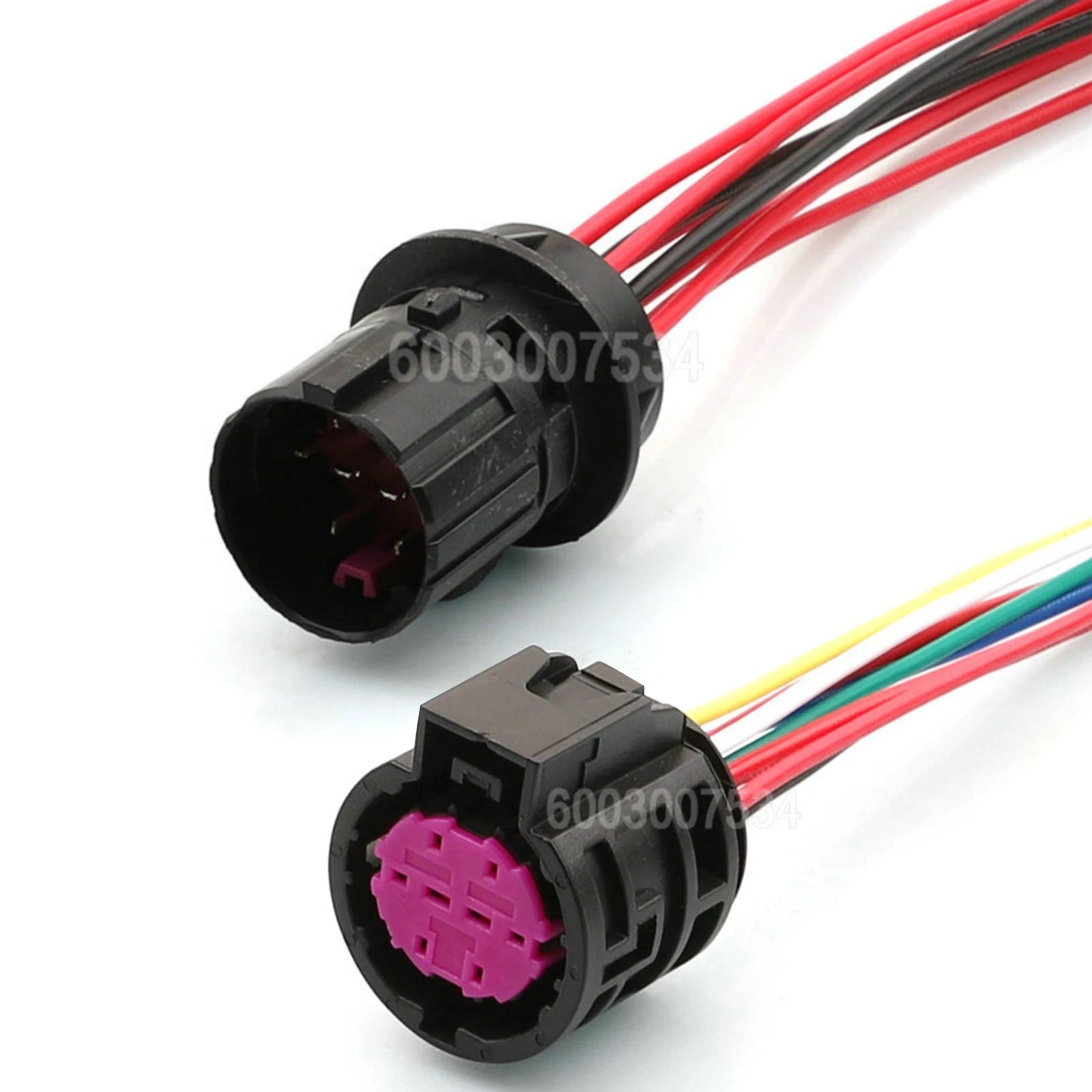 8 Pin Automotive Black Composite Size Hole Plug Male Female Connectors For Fiat Do Feiyue 500X Pendor 500 Headlight