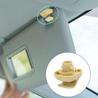 2Pcs Car Sun Visor Hook Clip Retainer For Honda For Civic Car Sun Visor Clip Gray Interior Hanger Hook Clip Bracket