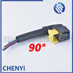 7 Pin Auto waterproof connector MP4 MP5 4141 3341 2644 truck pump truck tail lights rear lights plug with wires 1-1418480-1