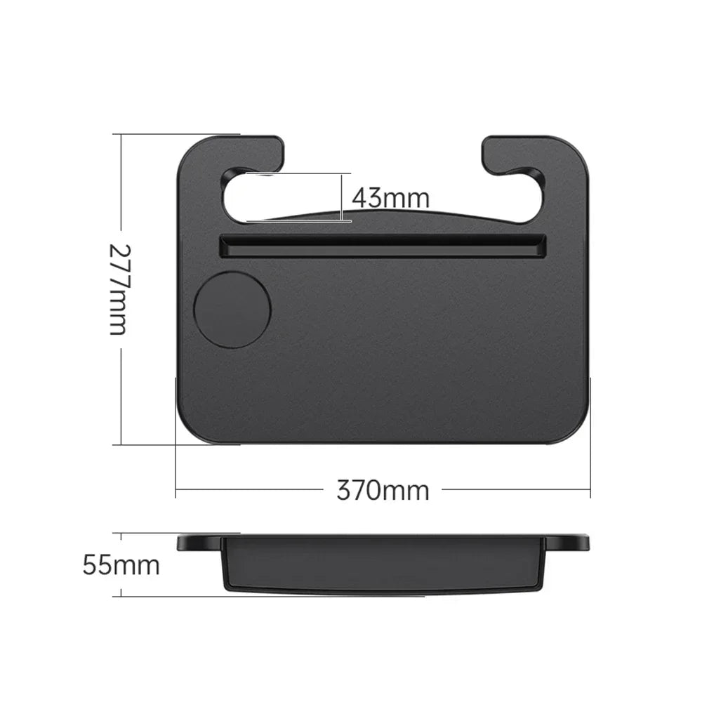 2 In1 Car Laptop Computer Desk Bracket Seat Gap Filler Organizer Drink Food Coffee Steering Wheel Dining Table Accessories Amagi