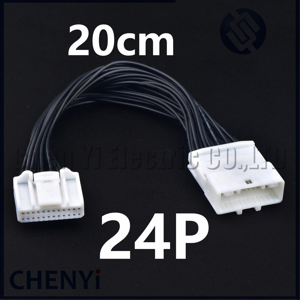 24 Pin Automotive Audio Navigation host Connector Socket Wire harness Plug 1473413-1 1376103-1 1318917-1 For Toyota Nissan Buick