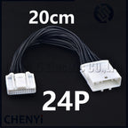 24 Pin Automotive Audio Navigation host Connector Socket Wire harness Plug 1473413-1 1376103-1 1318917-1 For Toyota Nissan Buick