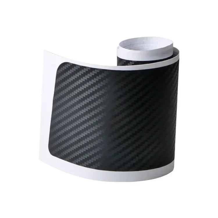 90cm Car Rear Trunk Guard Plate Sticker 3D Carbon Fiber Film Rear Bumper Trim Anti-Kicked Scratch Protection Sticker Strip Amagi