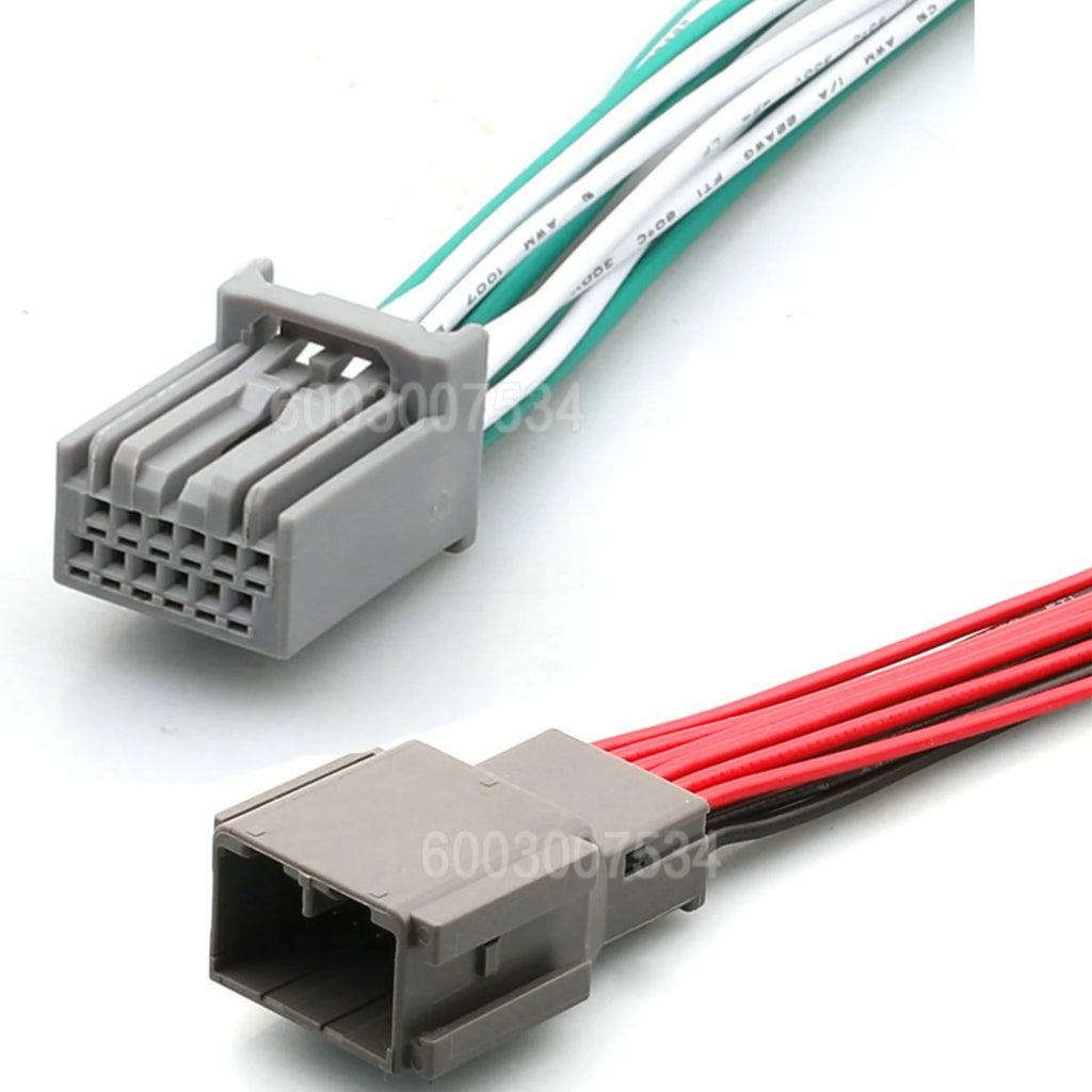 12 Pin Unsealed 0.7mm Male Female Connector Cable Plug Motorcycle Electrical Harnesses Wiring Harness MX34012PF1 MX34012SF1