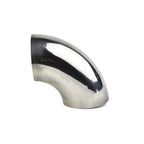 Car Exhaust Bend Elbow Pipe Fitting 2.5 63mm Stainless Steel Universal Car Exhaust Pipe Muffler Elbow Tube Bend Mandrel Fitting