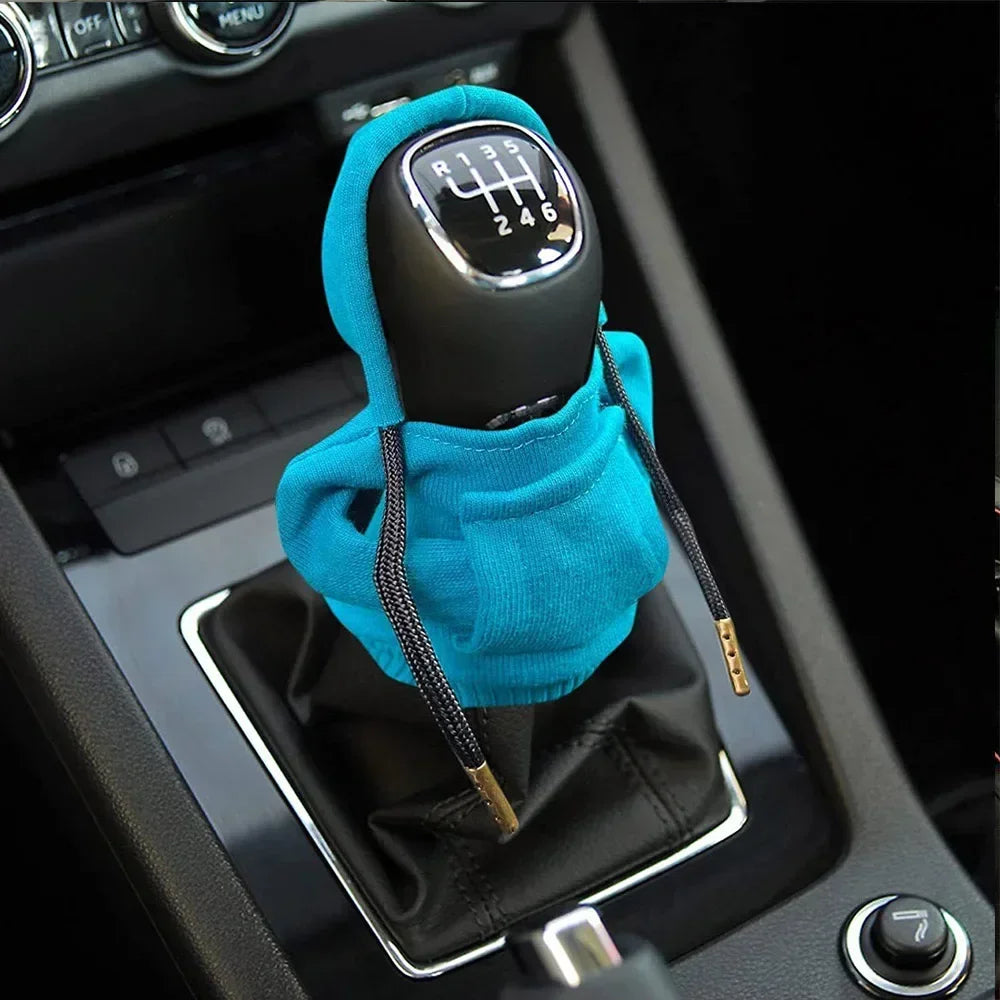 Hoodie Car Gear Shift Cove Shift Lever Handle Kit Creative Universal Car Gear Shift Hoodie Cover Decoration Car Interior Amagi