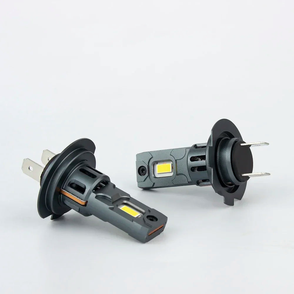 High Power H7 LED Headlight 1:1 Mini Size Headlamp 20000LM 6000K Lamps Super Bright Plug and Play Car Headlight Bulbs Amagi