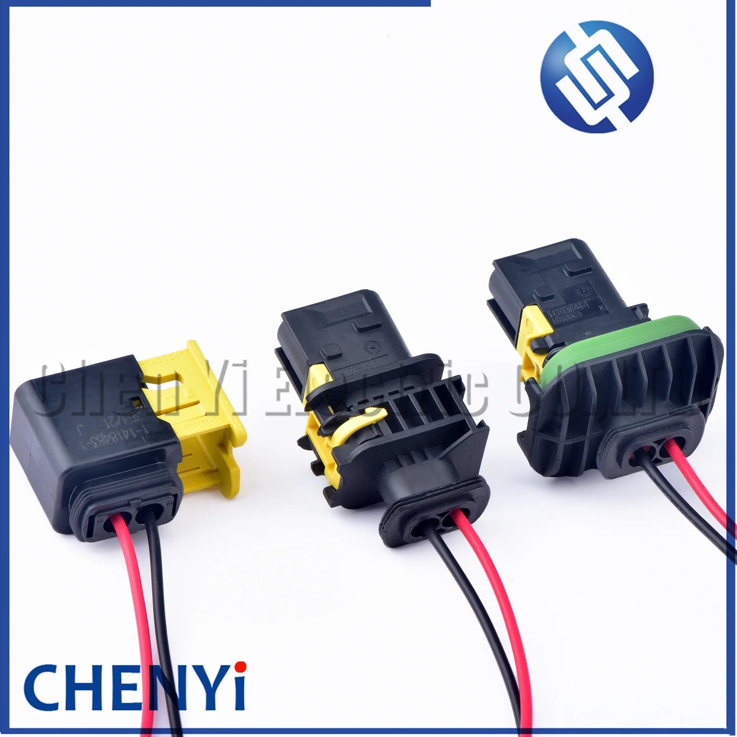 2 Pin Automotive Connector Waterproof Socket Wire harness plug With Rubber Pins 1-1418483-1 1-1703841-1 1-1703839-1 1670150-1
