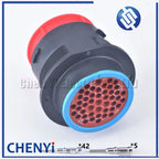47 Pin automotive waterproof plug male or female connector HDP26-24-47SE HDP24-24-47PE With Pins For Deutsch HDP series