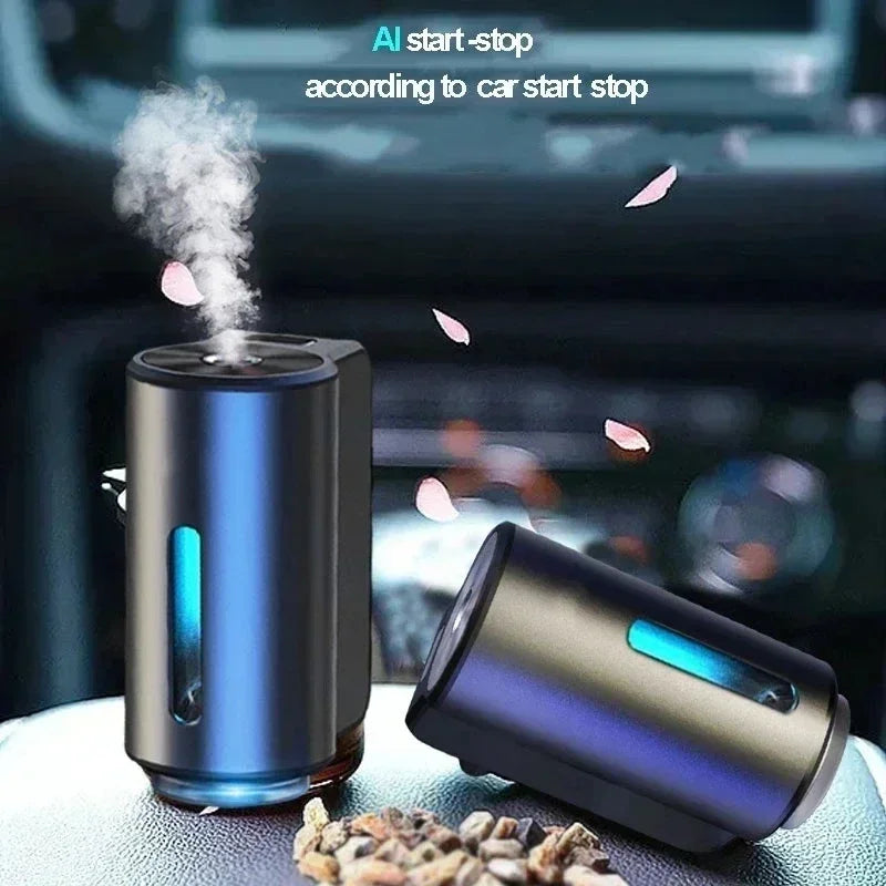 Smart Car Fragrance Diffuser Automobile Aromatherapy Air Freshener Interior Deodorizer Light Scent Start Stop Aromatherapy Amagi