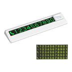 Car Park Stop Sign Universal Automobile Accessories Car Temporary Parking Card Phone Number Card Plate Telephone Number Amagi