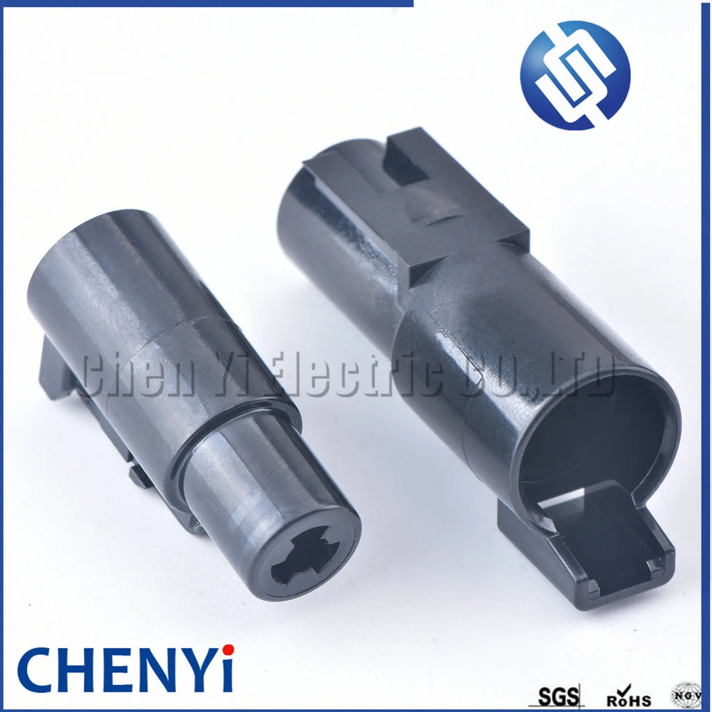 1 Pin 2.3 Series female or male Auto Cable Haness Waterproof Socket With Pins DTHD04-1-12P DTH006-1-12S For Deutsch