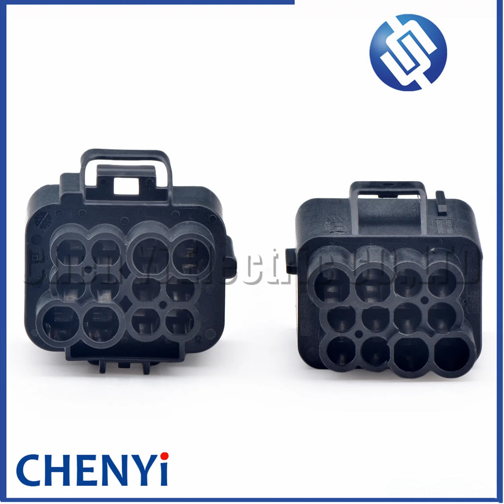12 Pin Auto waterproof connector parking sensor Headlight assembly harness plug 145229-1 1452303-1 For Ford Volvo Cadillac Jeep