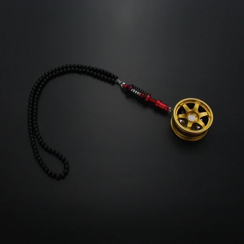 Creative Wheel Hub Brake Shock Absorber Car Pendant Up-market Customization Car Interior Ornaments Accessories Amagi
