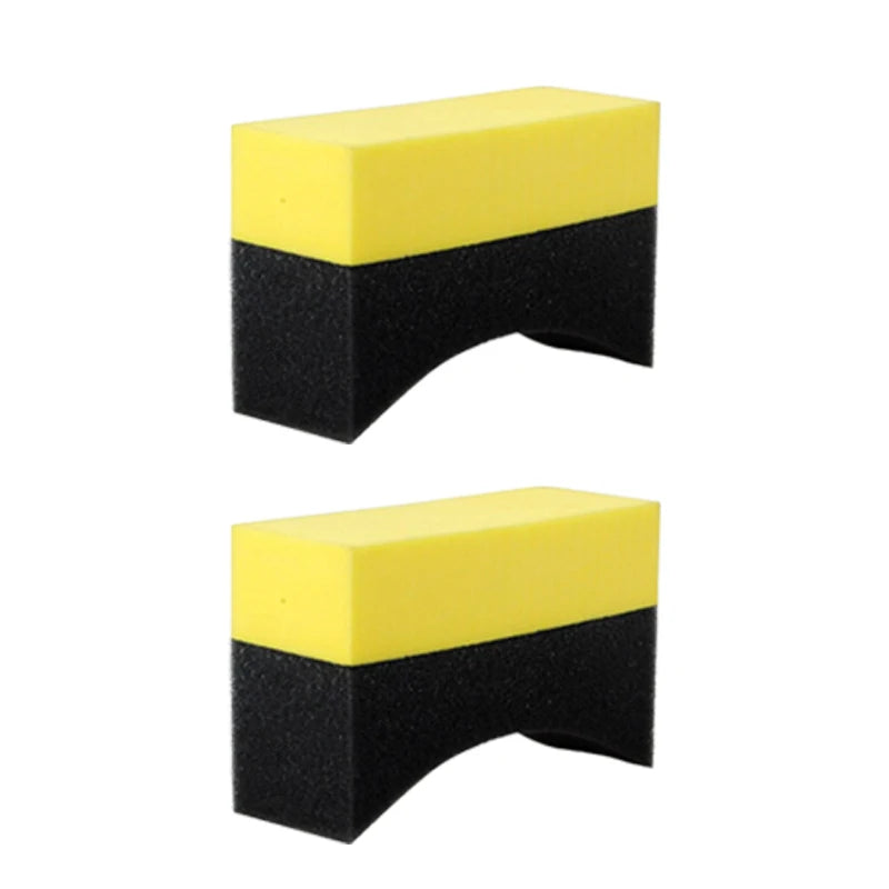 Car Tire Cleaning Sponge Auto Wheel Microfiber Suction Sponge Brush Set for Cars Wheels Tyre Clean Polishing Detail Brushes Tool