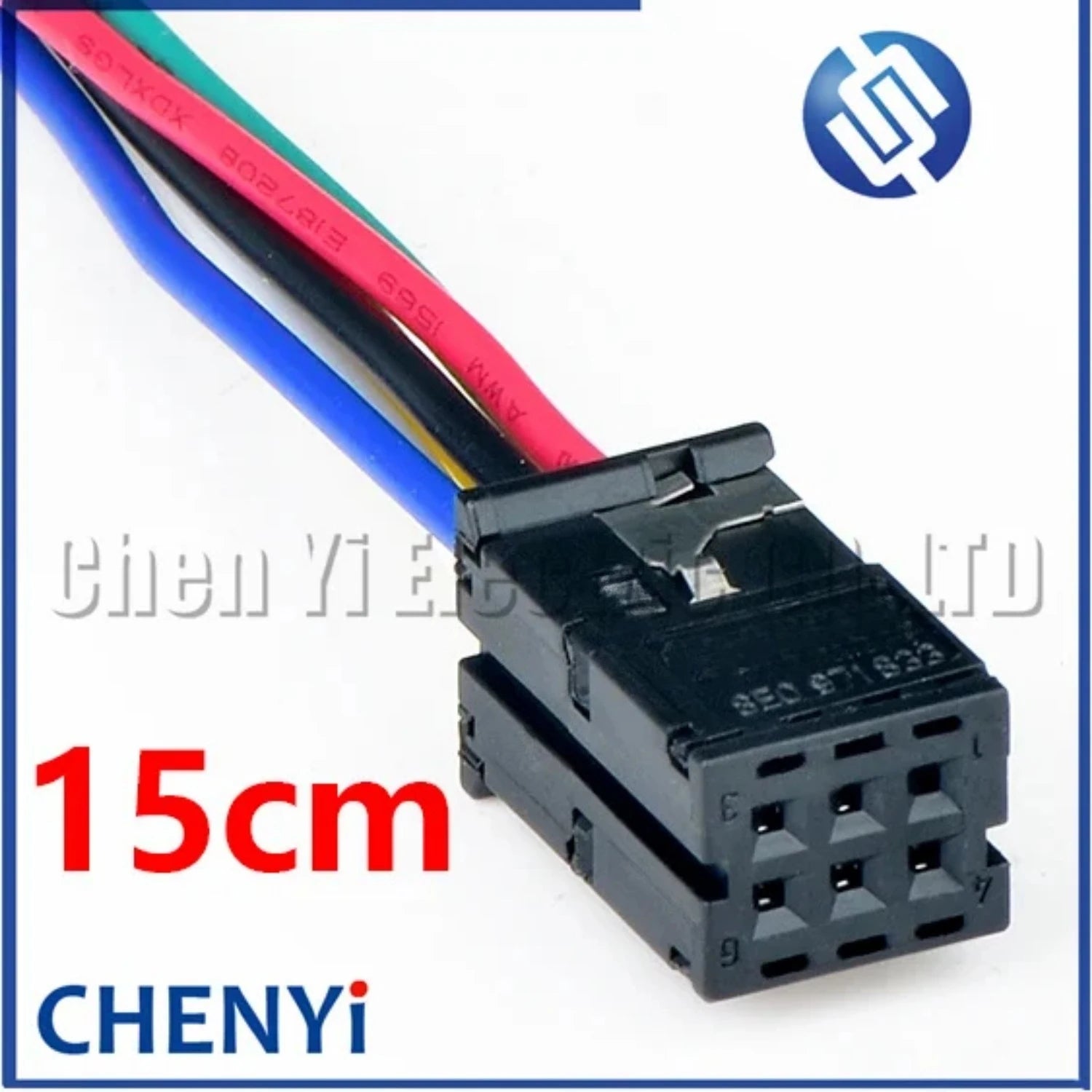 6 Pin Automotive connector Car Anti-glare Rearview Mirror harness plug 8E0971833 8E0971834 1418784-1 0-1418780-1