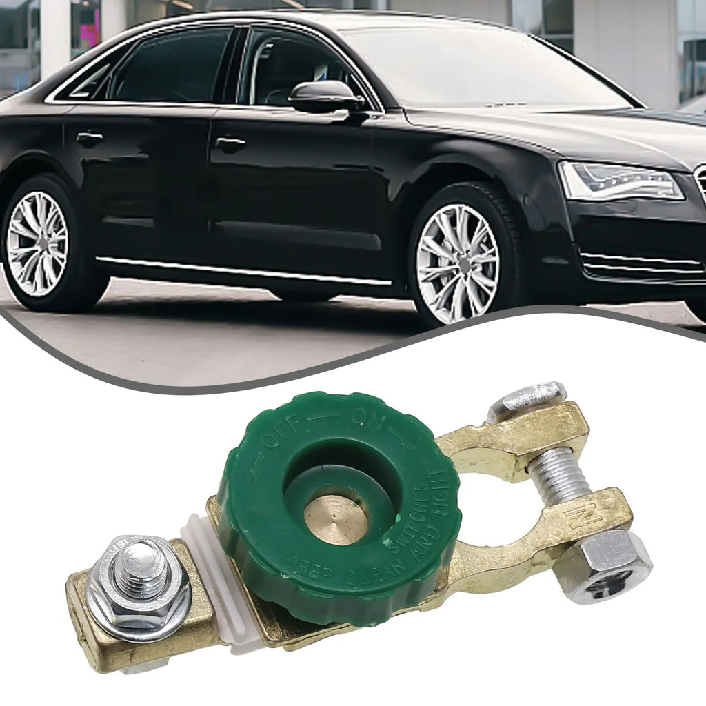Auto Battery Terminals Quick Disconnect Isolator Cut Off Switch Auto Cables Connectors Wire Fits Standard Negative Terminal