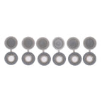 50Pcs Car Hinged Cover Cap Number Plate Fitting Fixing Self Tapping Screw For License Plate Screw Caps Screws Plugs