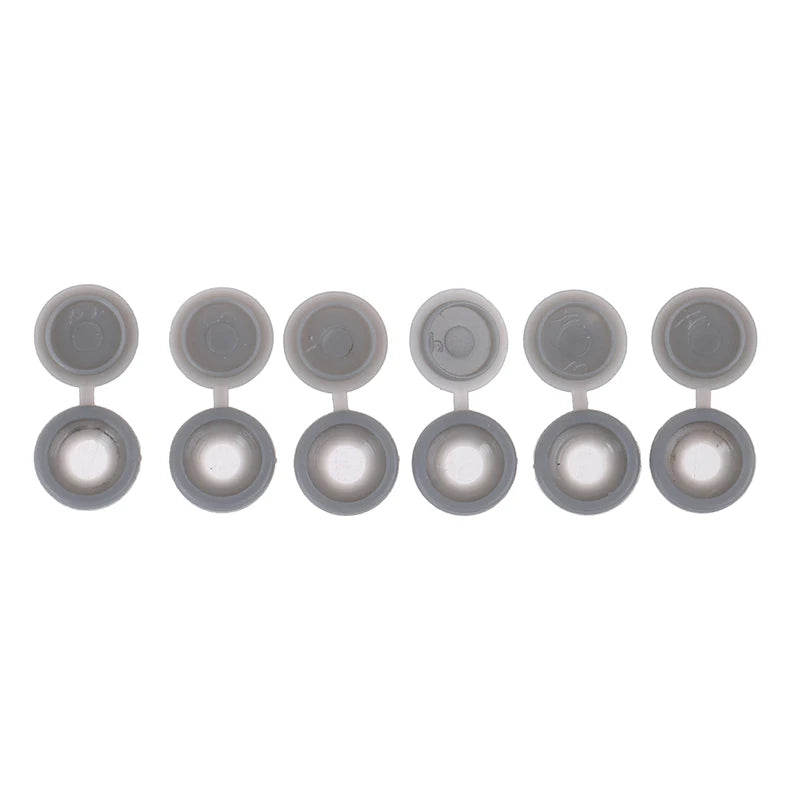 50Pcs Car Hinged Cover Cap Number Plate Fitting Fixing Self Tapping Screw For License Plate Screw Caps Screws Plugs