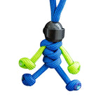 Handmade Building Block Keychain Biker Helmet Pendant Bag Rope Braided Paracord Backpack Doll Hanging Buddy Pendan Amagi