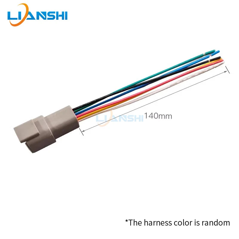 DTM06-6S Car connector DTM04-6P waterproof connector Male and female excavator wiring harness 6-hole plug