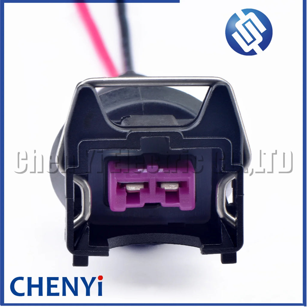 2 Pin female Auto waterproof connector Fuel Injector Wire harness plug 443 906 232 443906232 1284485110