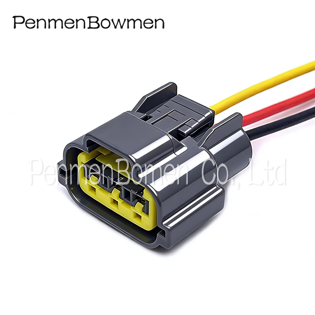 1 Set 3 Pin Auto TPS Engine Sensor Electrical Cable Connectors Female Wire Harness Plug For Renault Nissan 6098-0141