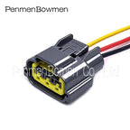 1 Set 3 Pin Auto TPS Engine Sensor Electrical Cable Connectors Female Wire Harness Plug For Renault Nissan 6098-0141