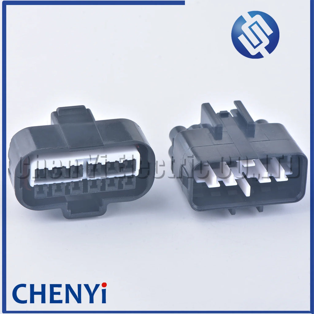 1 Set 12 Pin male female Automotive Waterproof Connector MG651343-5 MG641340-5 MG651343 MG641340 For Toyota Hyundai