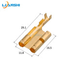 50 sets of bullet wire pair connector cold press quick terminal one drag three pluggable male and female pair
