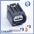 3 Pin Automotive Turn signal fog light Connector Battery negative sensor plug 7283-2147-30 7282-2147-30 For Honda Nissan Mazda