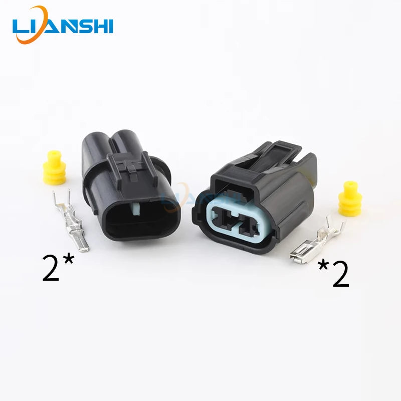 5set PB041-02020 PB045-02027 Automotive waterproof connector 2p male and female plug matching terminal DJ7023C-2.8-11/21