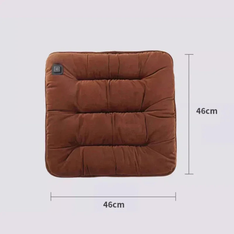 Car Heated Seat Cushion USB Power Graphene Heated Seat Pad 3 Levels Heating Seat Cushion for Park Stadium Car Travel Amagi