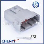 12 Pin bender seat waterproof connector PCB board plug DTM13-12PA-R008 DTM13-12PB-R008 DTM06-12SA DTM06-12SB For Deutch
