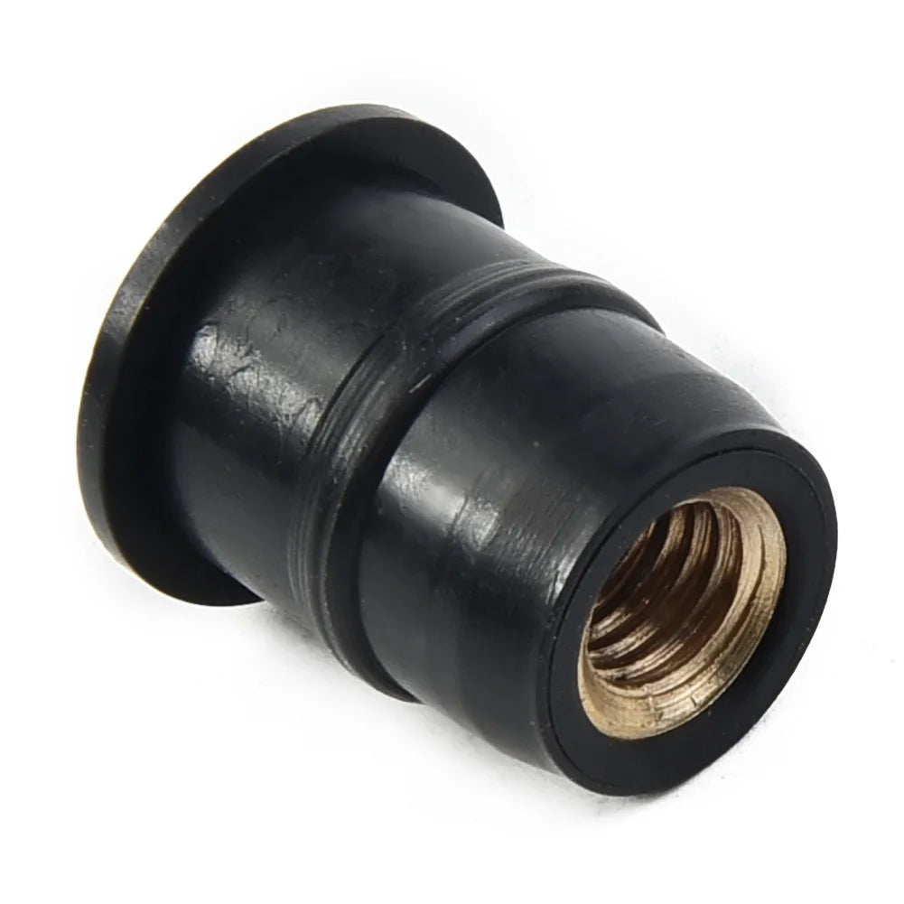 10PCS Motorcycle Windshield Rubber Nuts Fastener M5 Vibration Damper Panel Mounting 5mm Accessories Bolt Screws Fastener