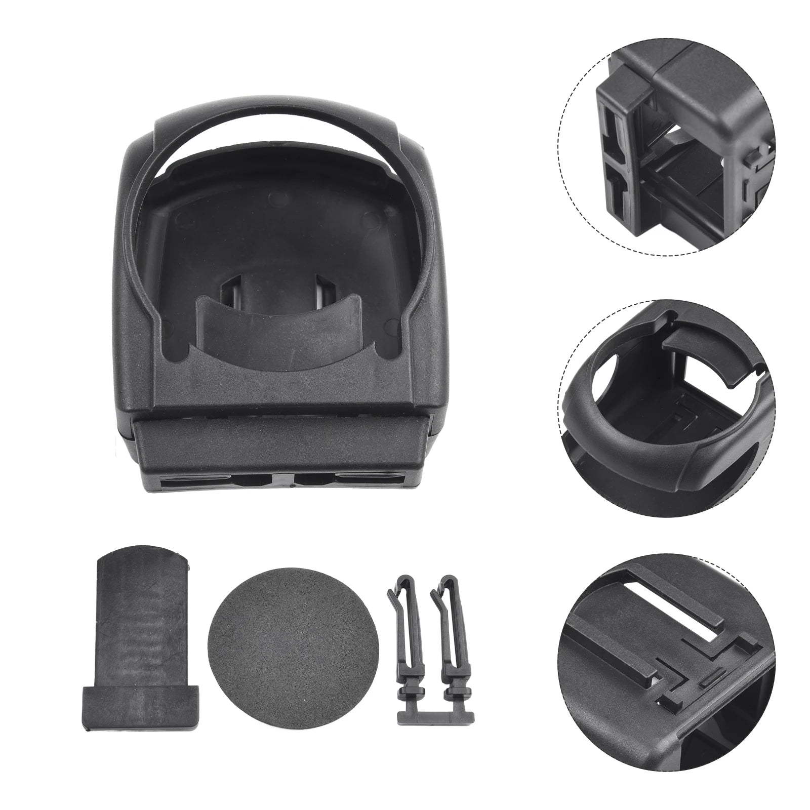 Car Large Water Cup Holder Auto Car Outlet Air Vent Mount Black Drink Cup Water Bottle Can Holder Rack Drink Bottle Cup Support