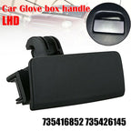 1PC Car Glove Box Front Lid Handle Catch Black 735416852 Glove Box Front Lid Handle Catch Lock For Fiat Grande Punto 05-13 LHD