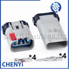 4 Pin male or female Automotive waterproof connector Fuel pump Wire harness plug 54200410 54200414 For Jeep Cummins