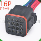 16-Pin Auto Connector Automotive Connectors gearbox harness 132124-001 132124-000