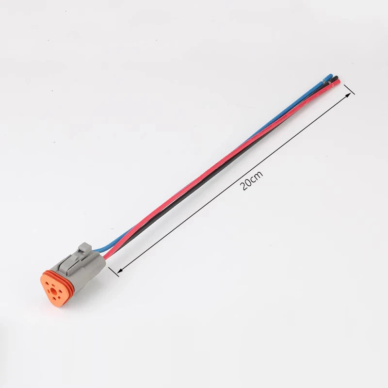DT04-2P/DT06-2S Automotive Waterproof Connector Harness Plug 2/3/4/6/8/12 Hole for Heavy Truck Plug