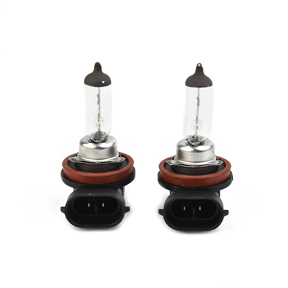 2Pcs H11 Halogen Car Headlight Auto Low Beam Driving Light Bulbs Fog Lamp 55W 12V Halogen Lamp Car HeadLight Replacement Bulb