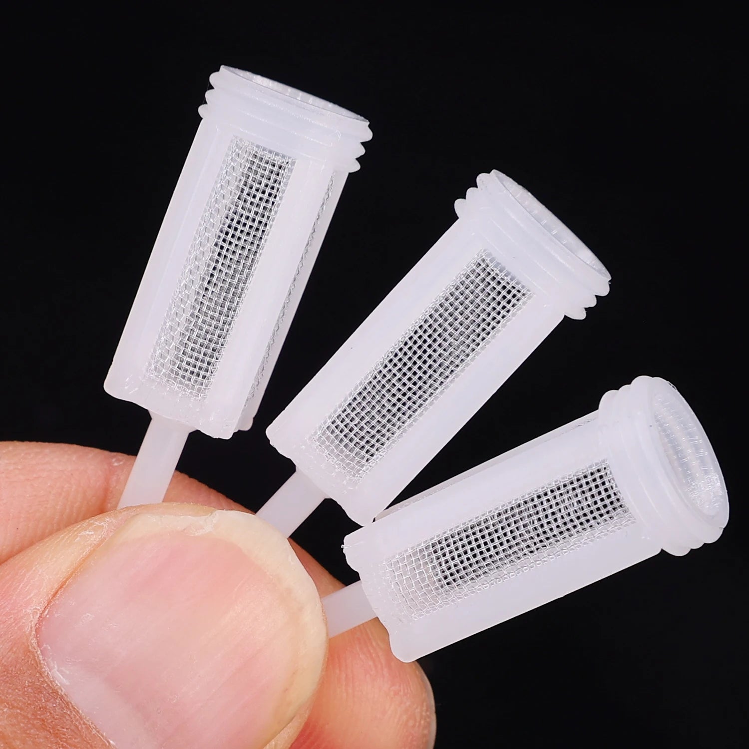 Car Paint Spray Gun Filter Replaceable Nylon Fine Mesh Filters Anti Clogging Paint Feed Nozzle for Automotive Detailing Graffiti