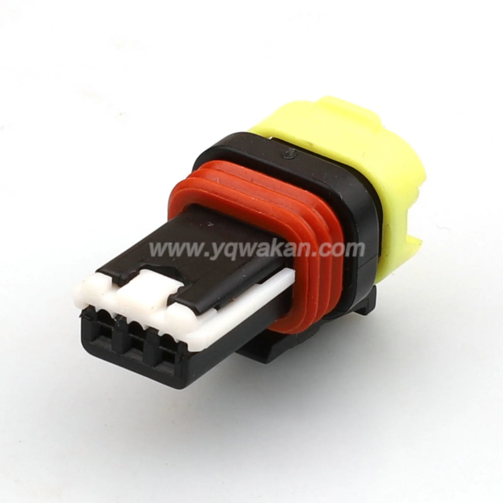 3 Pin Waterproof 0.6mm Female Connector Headlight Light Height Adjustment Motor Plug Wire Harness Pigtail For Hyundai 1-936527-2